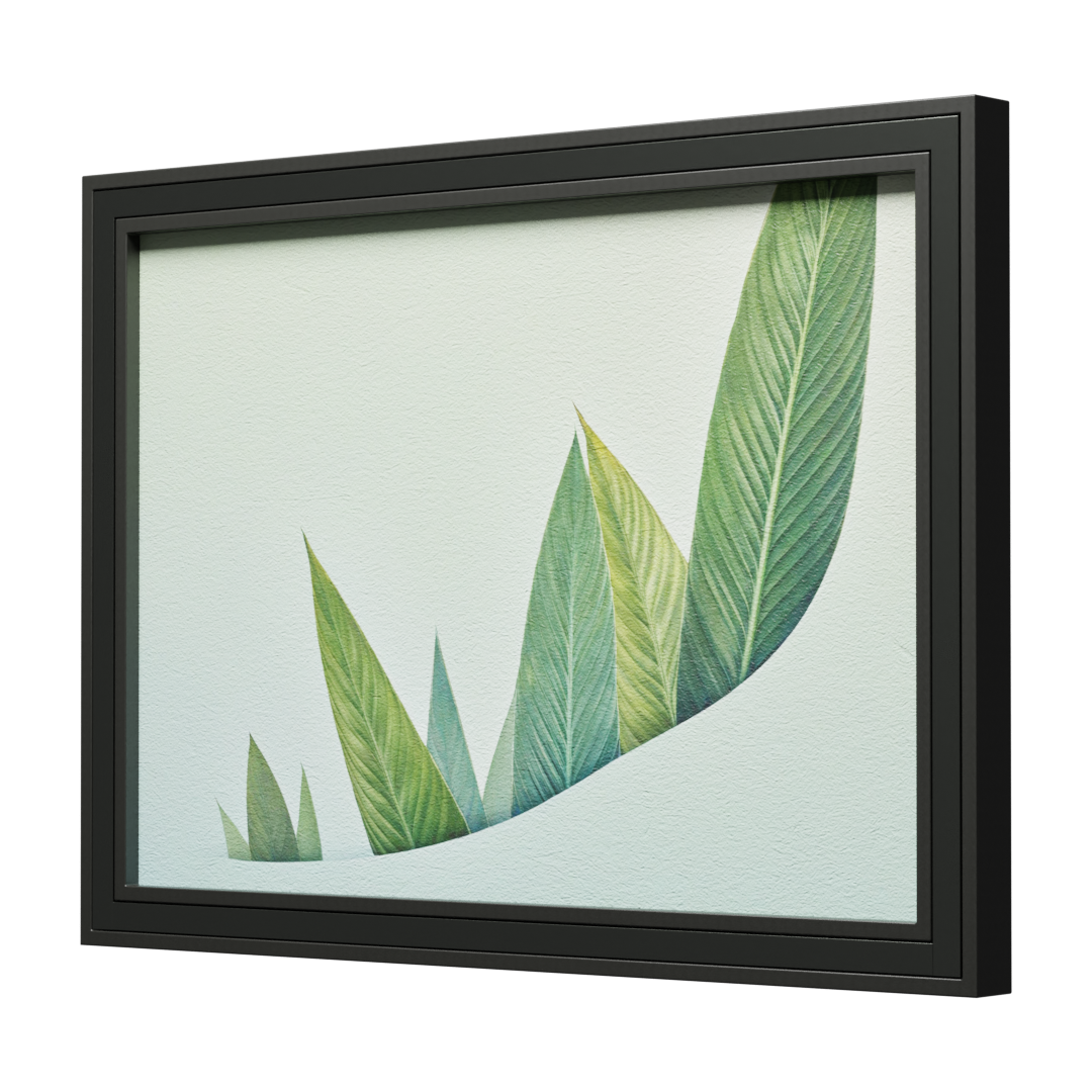 Green Leaves Canvas - Loom Gardens